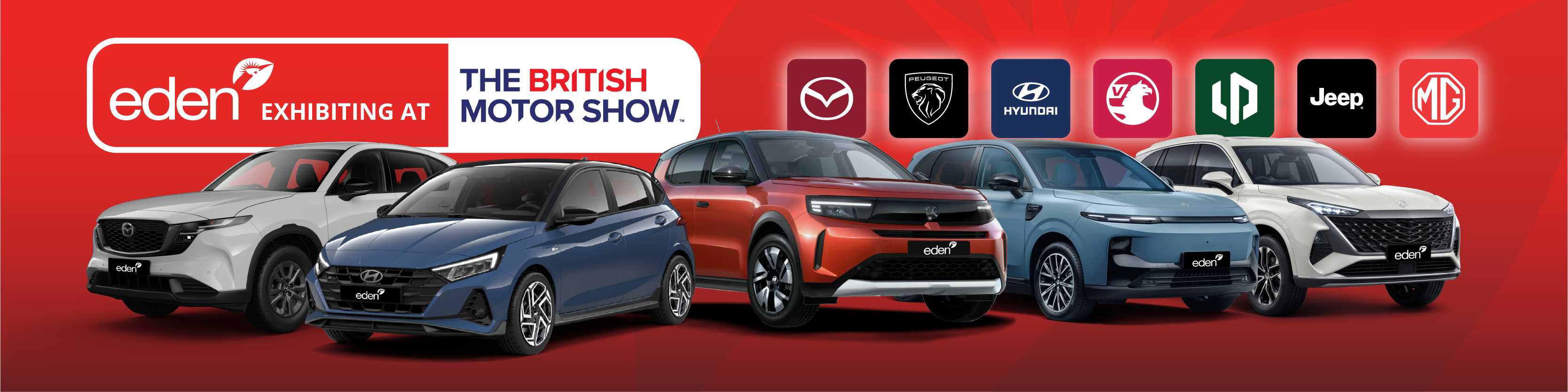 Eden British Motor Show banner